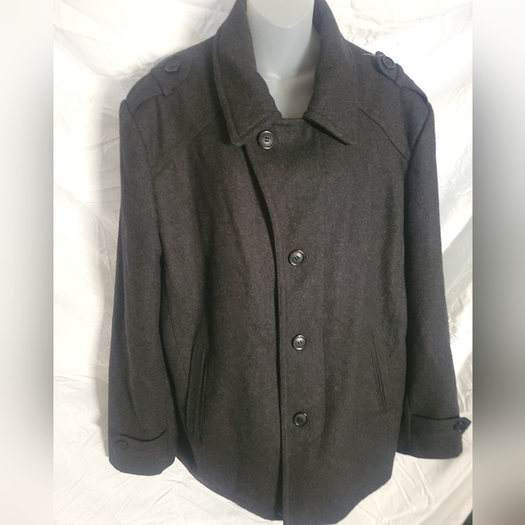 Micheal Kors Men's Large Wool and Polyester New Coat - Picture 11 of 11